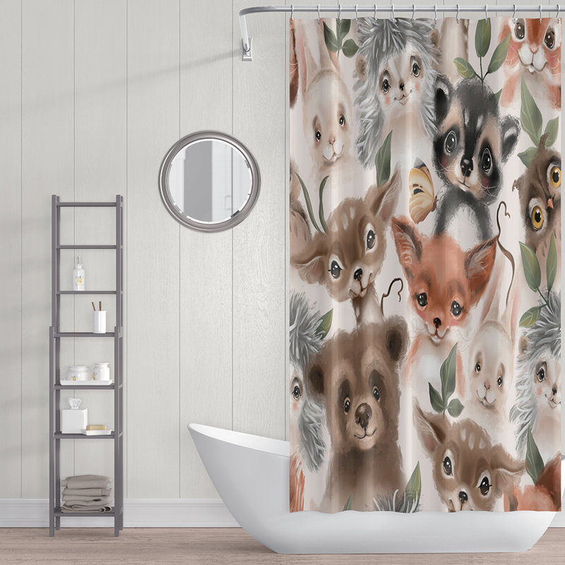 Hartzell Shower Curtain, 72" H x 70" W
