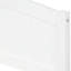 Lit simple en bois avec lit gigogne blanc-386169122