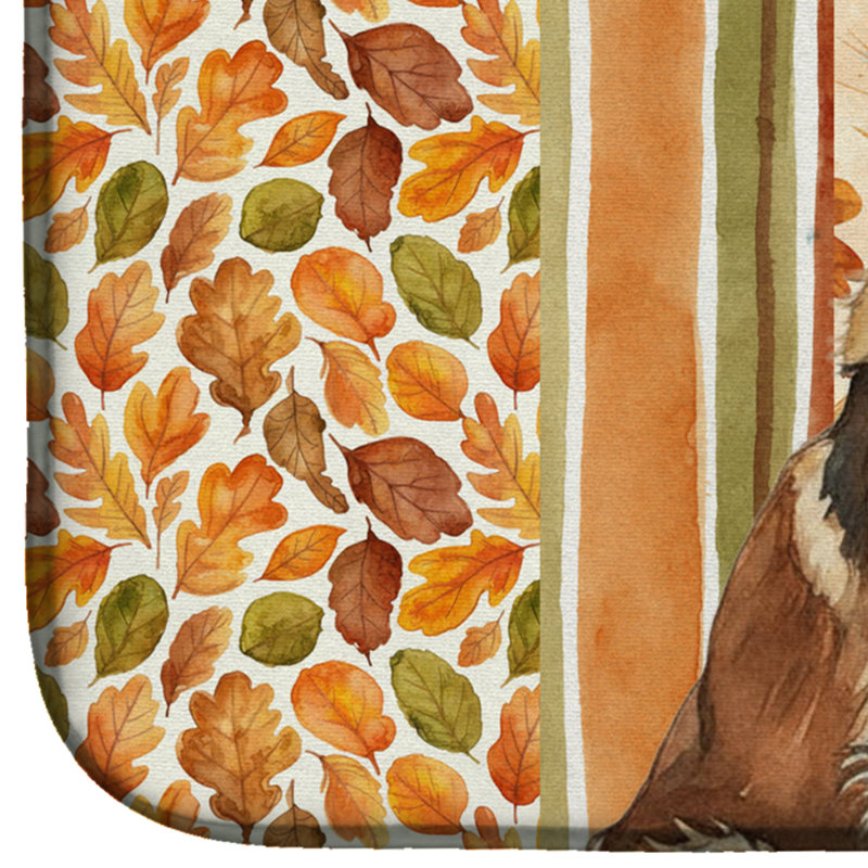 Belgian Tervuren Heirloom Fall Dish Drying Mat