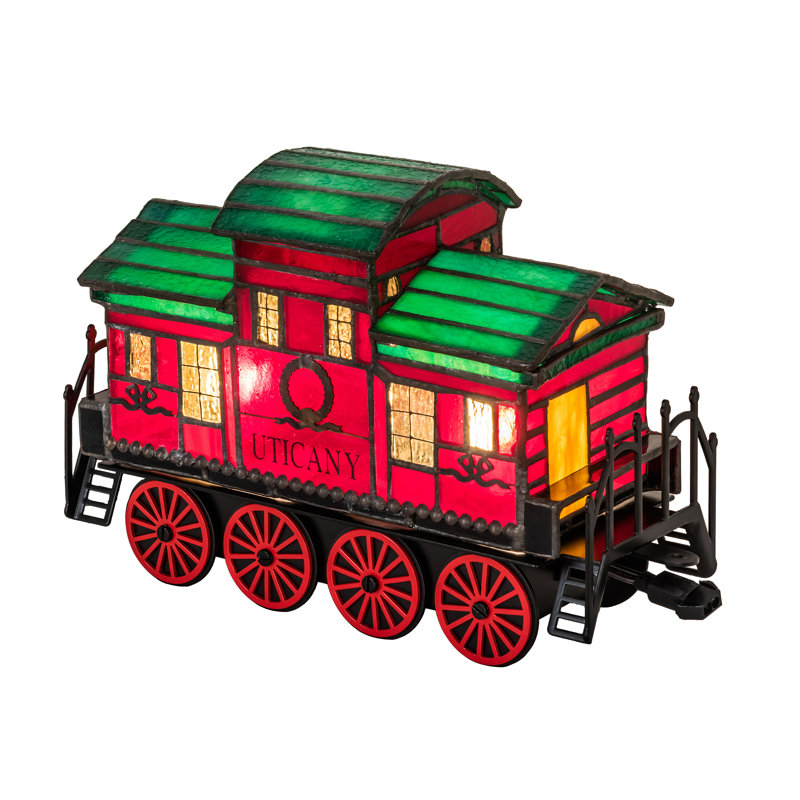 9'' Transportation Themed Lighted Art Glass