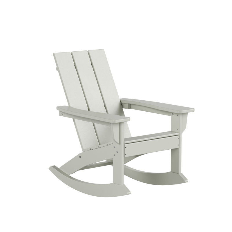 Chaise Adirondack berçante en plastique Joubert, Sable