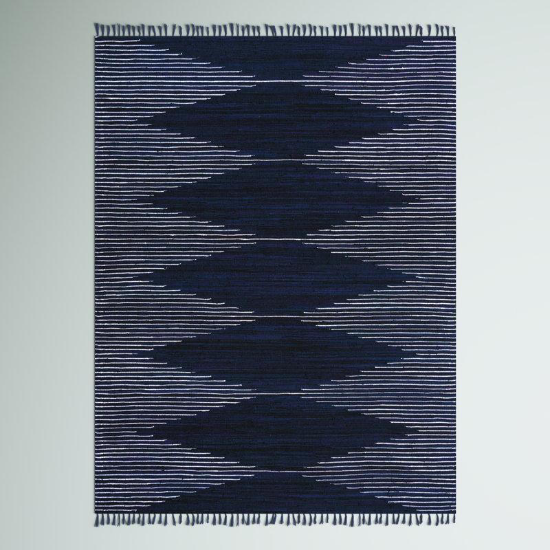 Jordee Cotton Geometric Indoor Rug, Rectangle 4'1" x 6'1"