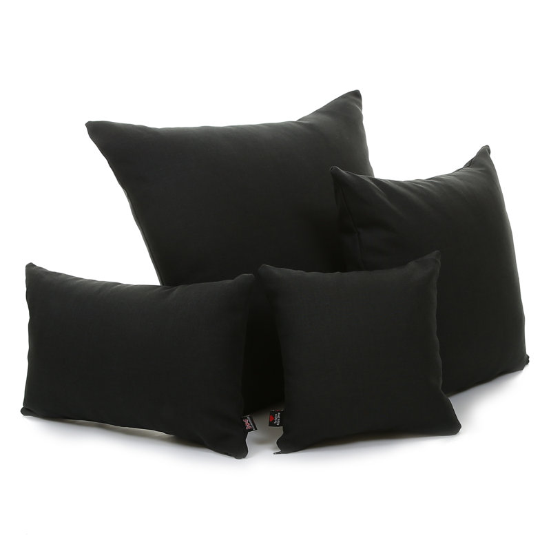 Millet Square Cushion, 43 x 43cm, Black