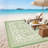 Reversible Outdoor Area Rug, Waterproof, Easy Clean, UV Resistant Patio Mat, Washable Garden Carpet for Beach, Porch, Backyard-420944997-420945002