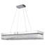 4-Light Chrome LED Chandelier With Clear Crystal Accents-70721543