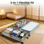 Beachcrest Home Fabric Underbed Storage