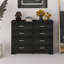 Commode avec commode à 8 tiroirs Modern