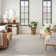 Ralee Solid Colour Machine Woven Polyester/Polypropylene Area Rug in Light Grey