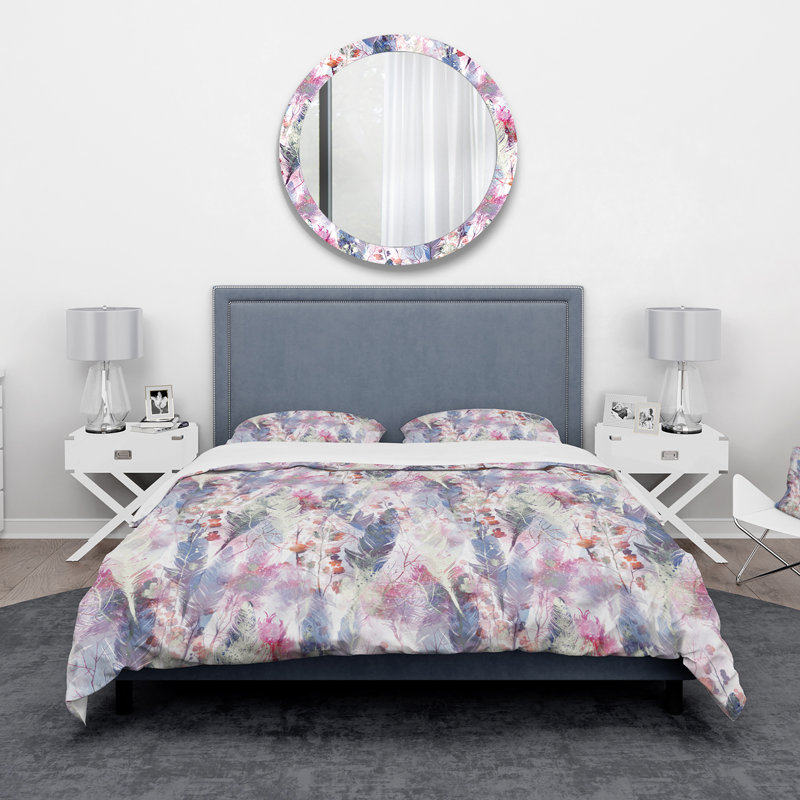 Boho Style Magic - Eclectic Nature Duvet Cover Set - Microfiber Polyester, Twin Duvet Cover + 1 Sham