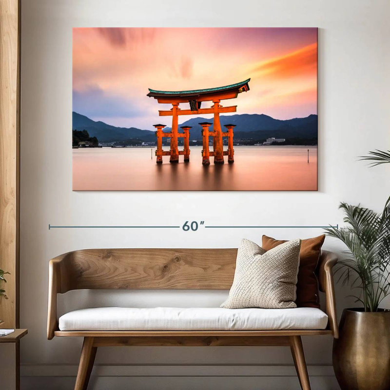 Lilie Japan's Floating Torii Gate, 34" H x 51" W