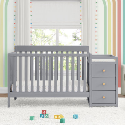 Flynn 5-In-1 Convertible Crib and Changer