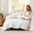 Bedsure Prewashed Microfiber Pinch Pleat Comforter Set-105529480-105529500