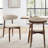 Vannie Upholstered Solid Wood Dining Chair Side Chair-740472941