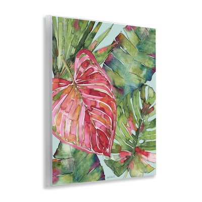 Pink & Green Palm Springs Wall Plaque, design by Anne Tavoletti