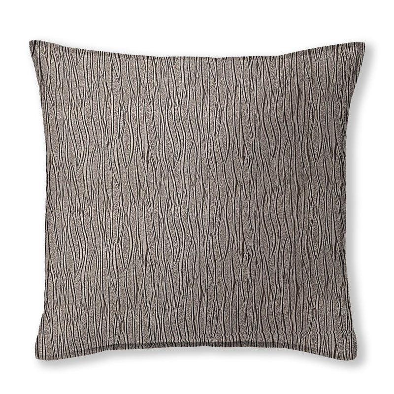Sylvio Polyester Zip Sham, Euro, Chocolate