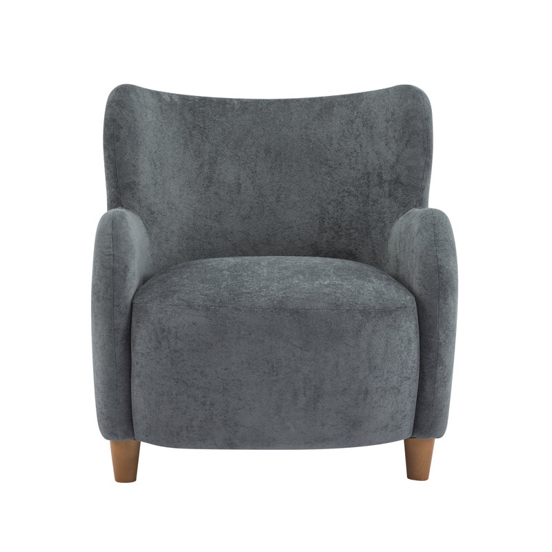 Lucia Wingback Armchair, Gris matinal