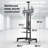 Motorized Movable TV Stand for 50-86 Inch TV up to 200 lbs, TV Stand Adjustable Lift with Remote