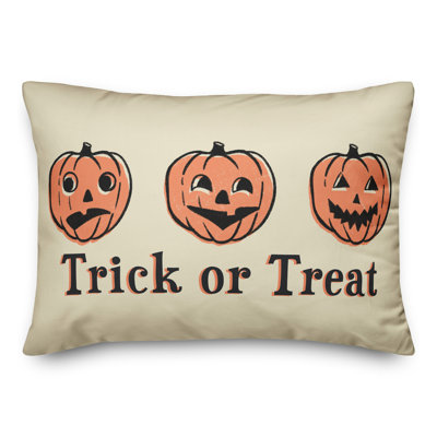  Coussin lombaire citrouille Trick Or Traite