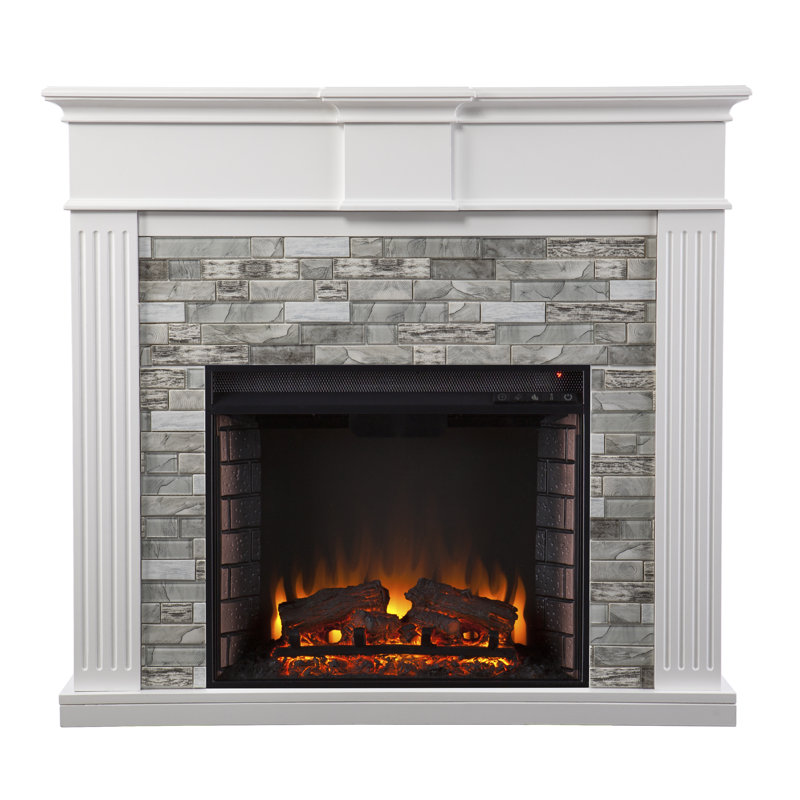 Eseli 41.75'' W Electric Fireplace with 4700 BTU