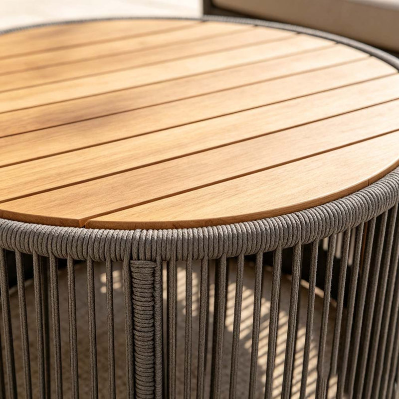 Table basse en bois, Gris, teck