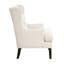 Chaise 100% beige pour espace de vie principal avec accoudoirs de 3,5 po de largeur et dossier-14517009