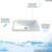 Allora USA 14.25'' White Vitreous China Rectangular Bathroom Sink with Overflow