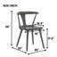 Ensemble de 2 chaises en bois massif-219612294