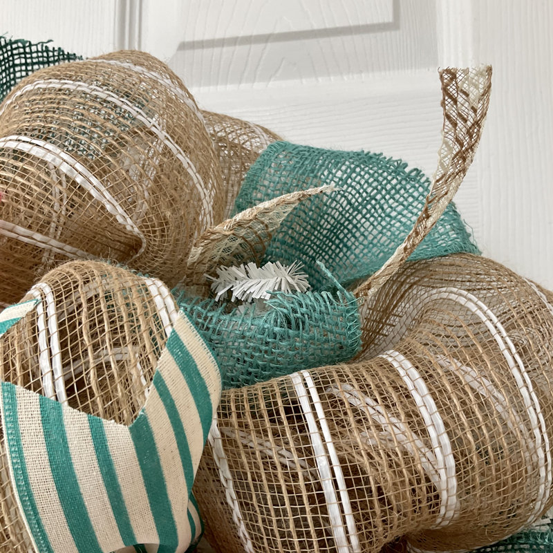 Couronne côtière avec crabe de bienvenue