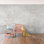 Concrete Effect Semi-Gloss Wallpaper Roll