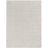 Central Park West Power Loom Polyester Abstract Area Rug in Ivory/Cream
