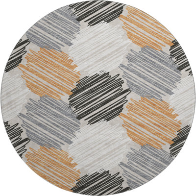 Premium Machine Washable Mayfield AMF1942 Geometric Rug