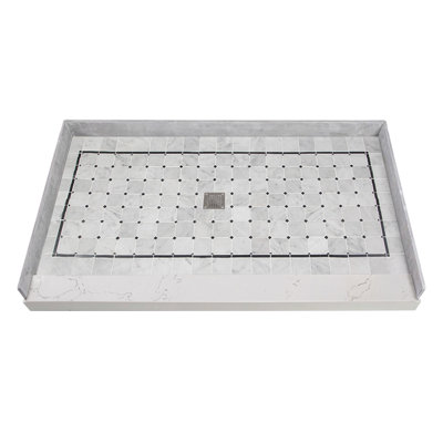 60'' W 36.25'' D Rectangular Single Shower Base