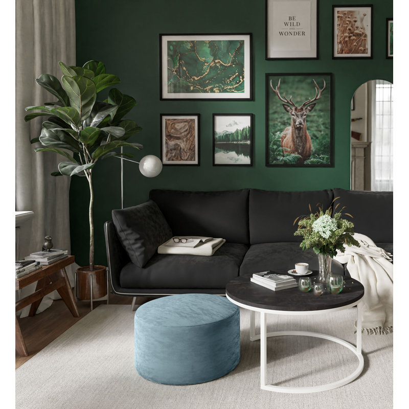 Gunne Frame Coffee Table, White