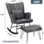 Chaise berçante confortable pour chambre de bébé, coussin de soutien lombaire - Relax Supporting Gray A Position