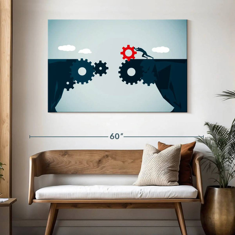 Innovative Bridge, 32" H x 48" W