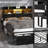 Queen Bed Frame with 2 Storage Drawers, Modern Platform Bed with Charging Station & LED Light, No Spring Box Needed-802878043