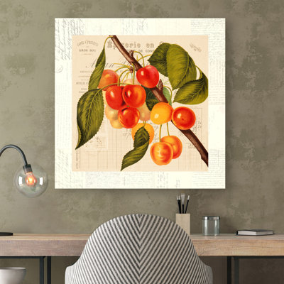 Cherries by Remy Dellal - Wrapped Canvas Print