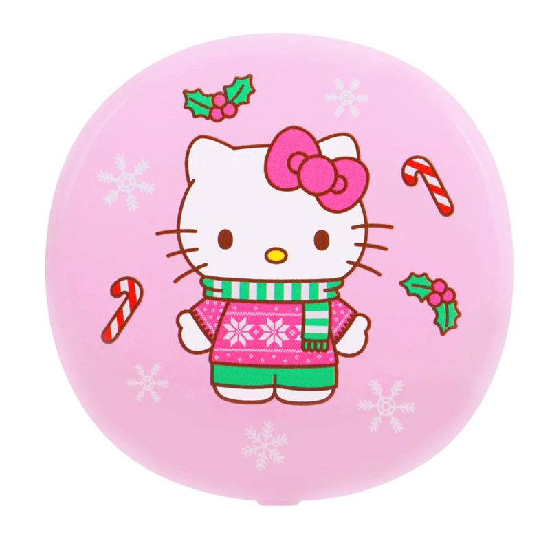 Miroir compact Hello Kitty avec lumières DEL, miroir de voyage et miroir grossissant 3x