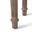 Table d'appoint traditionnelle Finch Cassatt de 65 cm de hauteur avec 1 tiroir, fini gris délavé, pieds en bois tourné et rangement