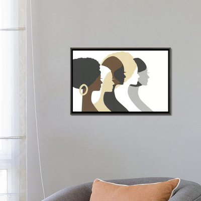 " Multicultural Women Profile " by LouLouArtStudio