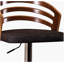 Tabouret de bar pivotant à dossier moderne Modern