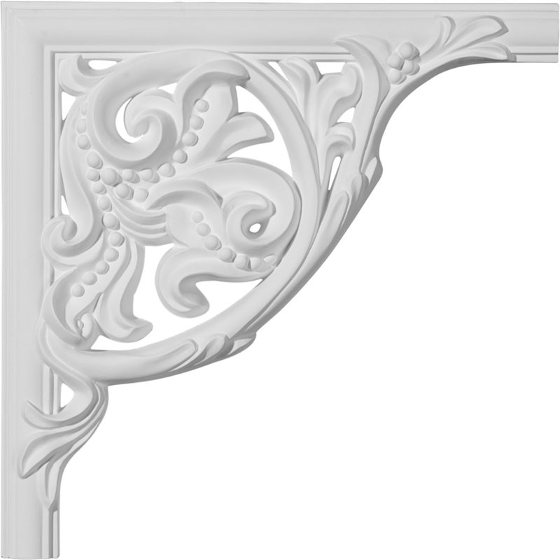 11"W  X 11"H X 1"P Kepler Panel Moulding Corner, 4-Pack (Matches Moulding PML01X01KP)