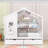 Wood Daybed with 2 Drawers and Shelves-1347264677-1347264678