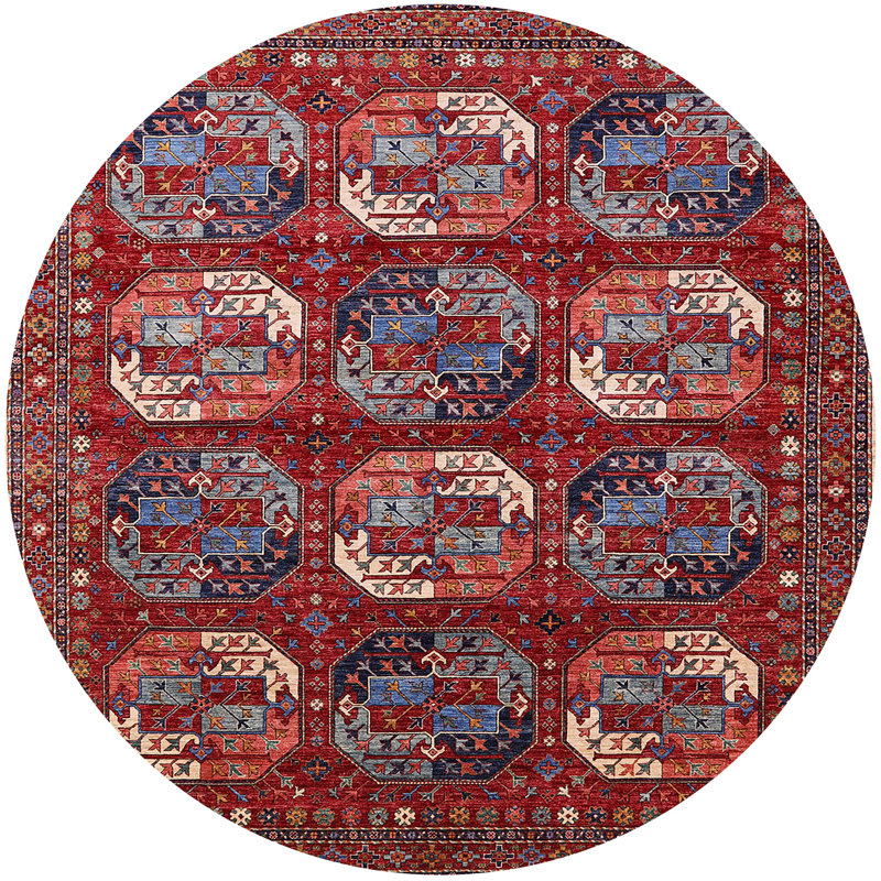 Oriental Indoor Rug, Round 8'