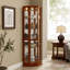 Vitrine ajustable en verre avec miroir-1603292919-1603292918