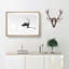 Magpie in Flight - Picture Frame Graphic Art Print-56859738-56859744