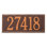 Double Line 1-Line Wall Address Plaque