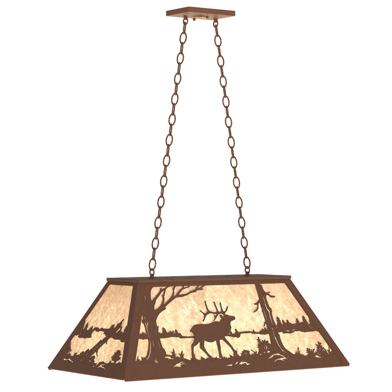 6 - Light Pendant, Silver, Café Noir, Mica