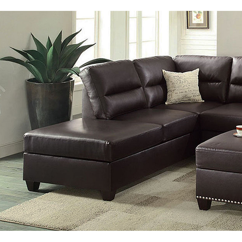 3-PC SECTIONAL In Espresso