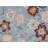 Tavernia Handmade Blue Floral Wool Area Rug-949568908